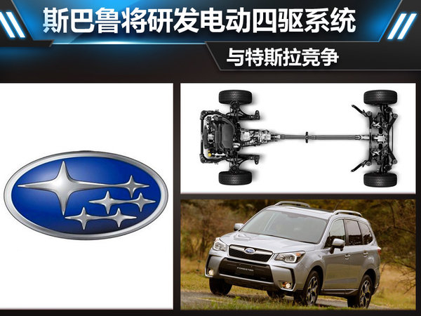 與特斯拉競爭 斯巴魯將研發(fā)電動四驅系統(tǒng)