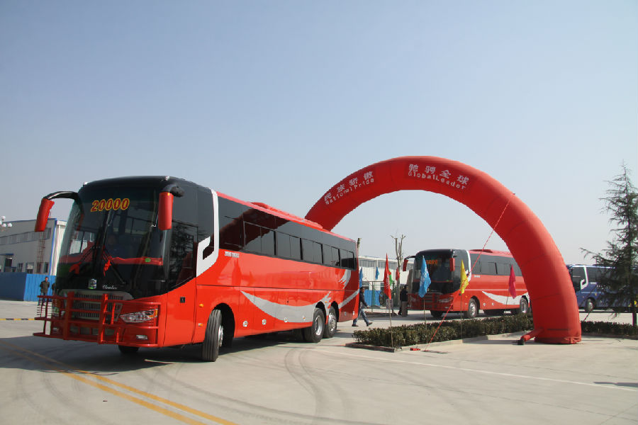 第2萬臺(tái)出口發(fā)車儀式