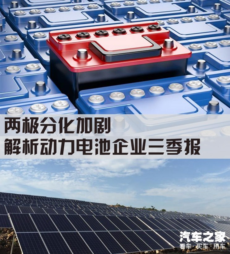 兩極分化加劇  解析國內(nèi)動(dòng)力電池公司三季報(bào)