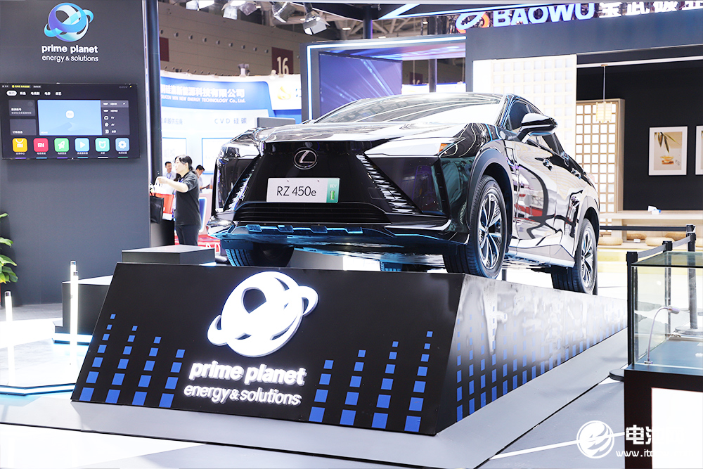 ppes動力電池現場展示