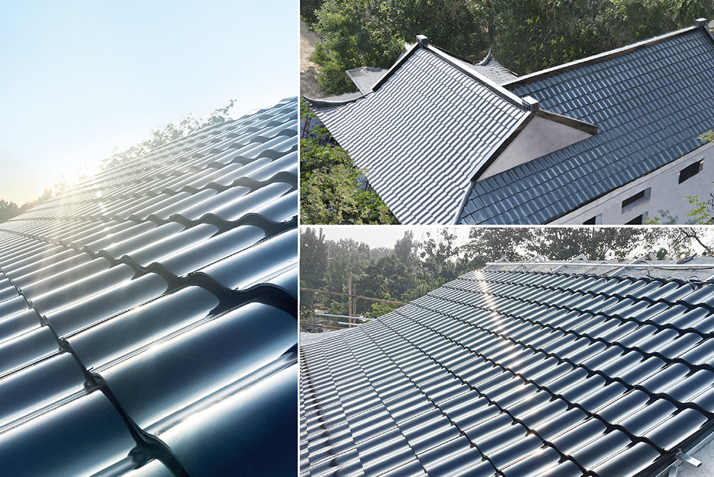 華寶新能美學(xué)曲面光伏瓦