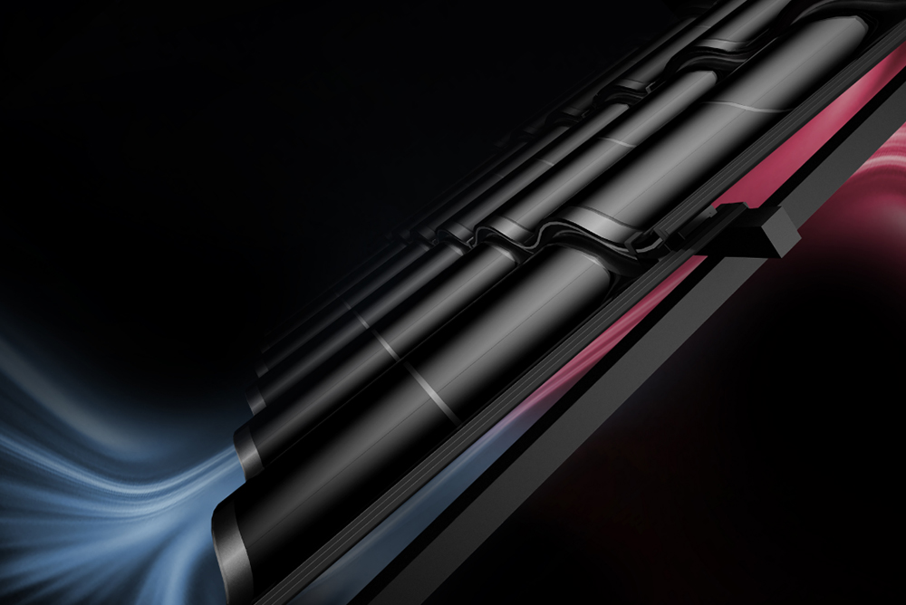 華寶新能美學(xué)曲面光伏瓦