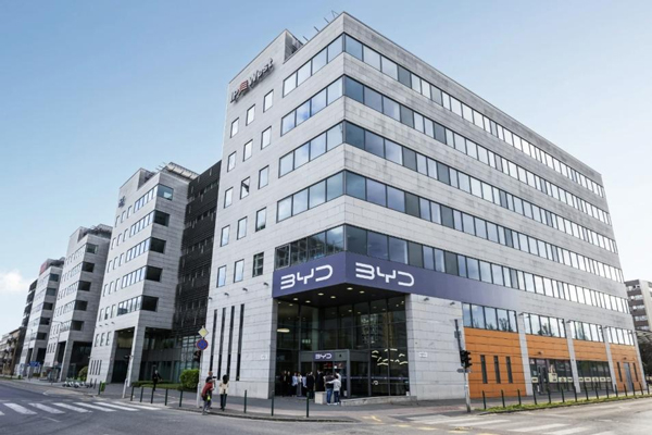 比亞迪歐洲銷量大幅增長(zhǎng)