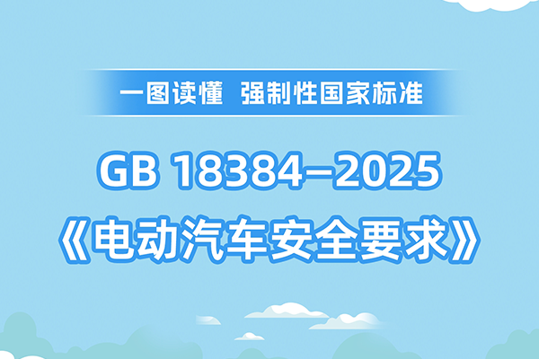 一圖讀懂強制性國家標準GB 18384—2025《電動汽車安全要求》