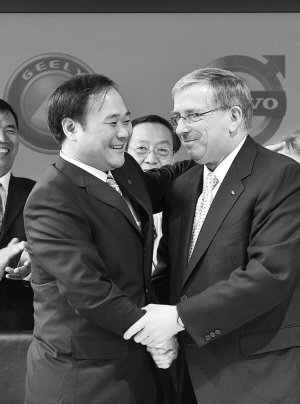 吉利集團董事長李書福