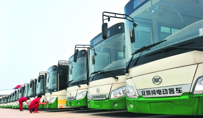 新能源客車產銷兩旺 安凱純電動車走俏市場