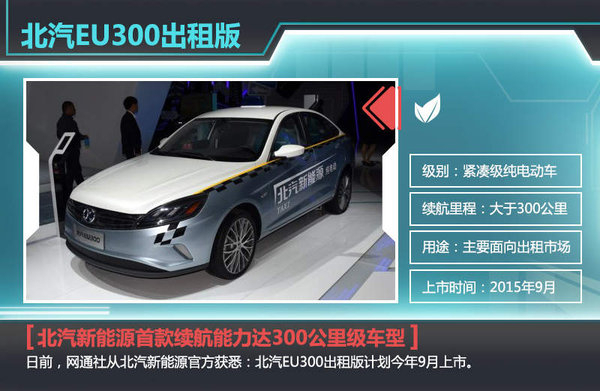 比亞迪年內推純電動出租車  競爭北汽EU300電動車