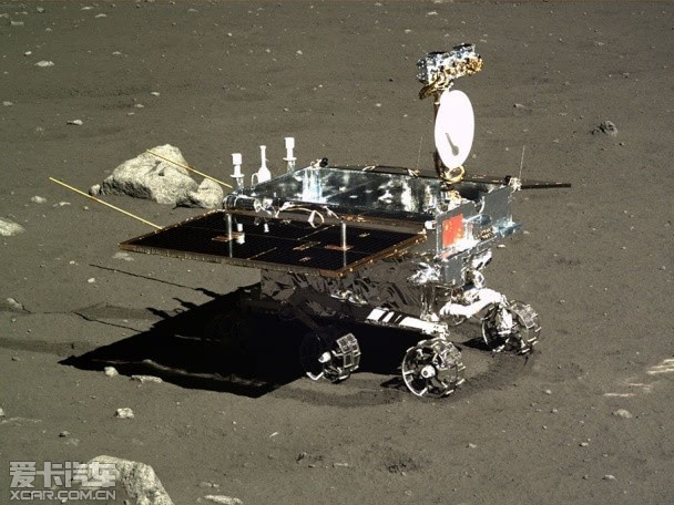 玉兔號月球車上應用了國產的同位素核電池