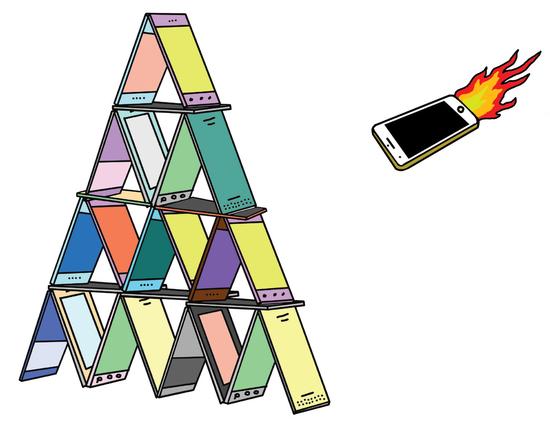 中國市場增長放緩  影響各大智能手機(jī)廠商業(yè)績