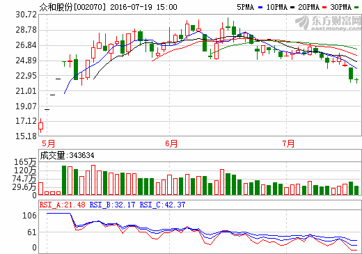 眾和股份：向控股子公司金鑫礦業(yè)增資2億元