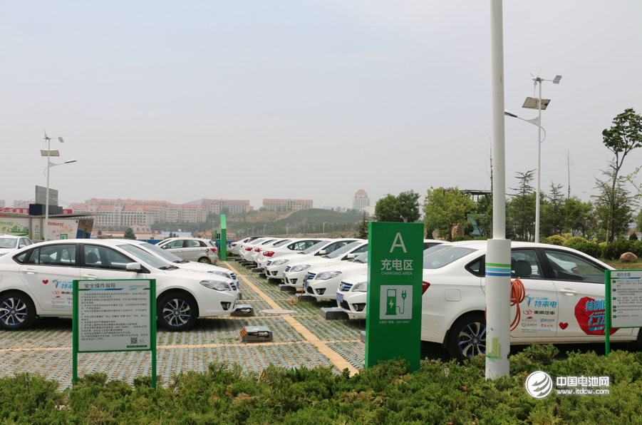 特來電充電樁  攝影/中國電池網 陳芳芳