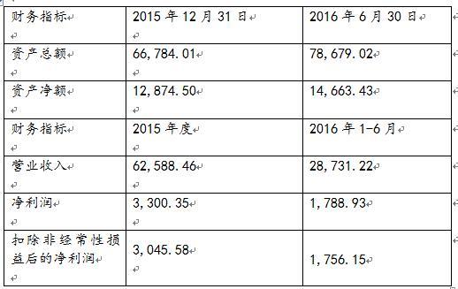 主要財(cái)務(wù)指標(biāo)