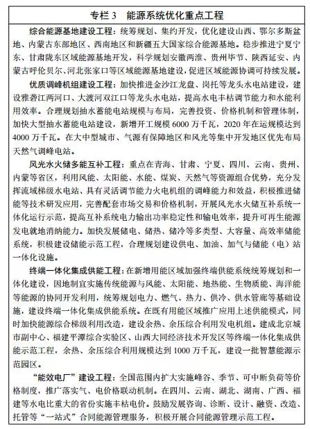 能源發展“十三五”規劃發布！消費總量控制在50億噸標準煤以內