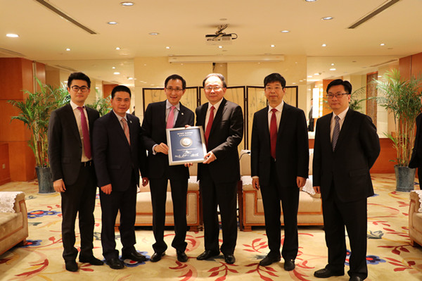 李小敏會見底特律電動汽車、遠東控股集團團隊一行