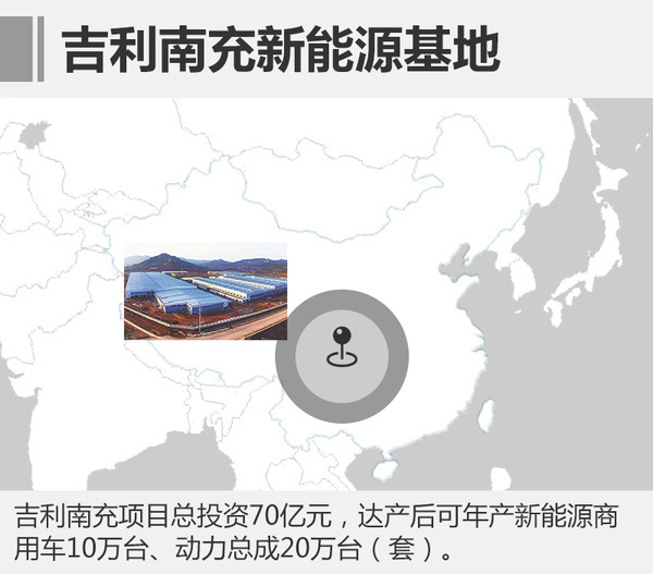 吉利四川新能源基地7月投產 年產10萬輛