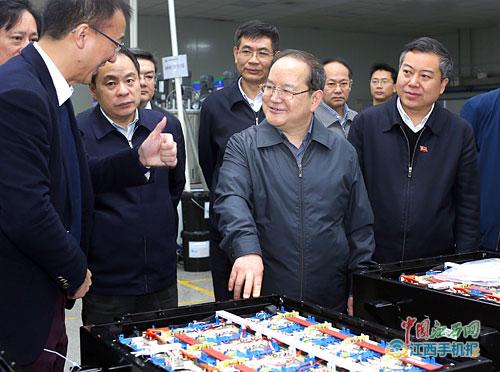 江西省省委書記鹿心社蒞臨遠東福斯特參觀調研