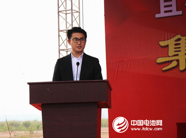 遠東控股集團董事、智慧能源董事長、福斯特董事長蔣承志在簽約儀式上發言