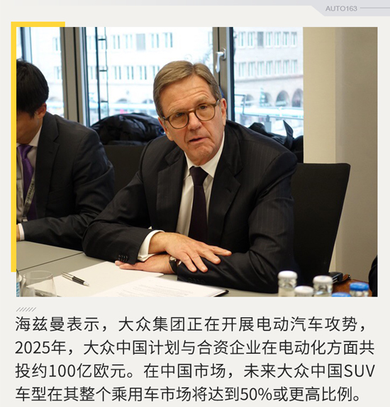 海茲曼:SUV車型將占50% 40款新能源車8年內(nèi)國產(chǎn)