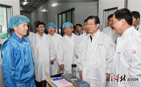 河北省委書記王東峰來滄州明珠調研 強調要創新發展、綠色發展