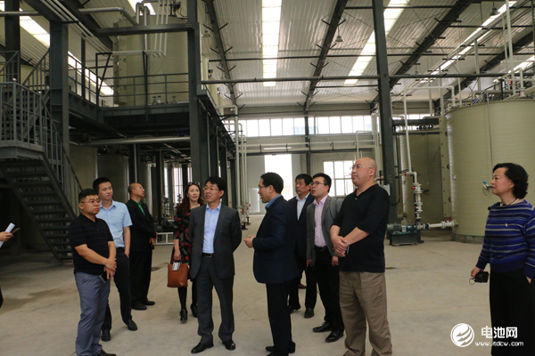 中國鋰電新能源產業鏈調研團一行參觀天力鋰能