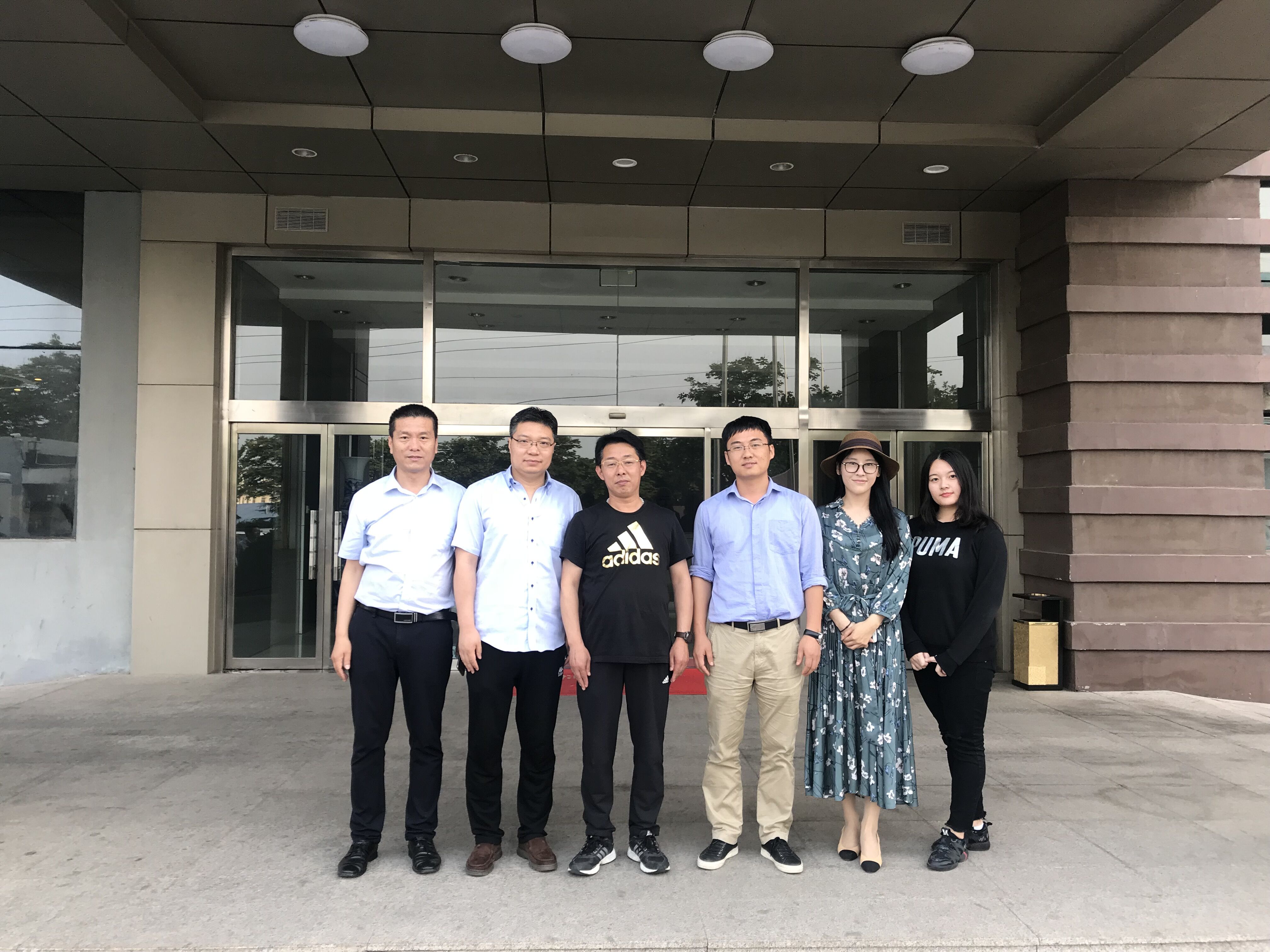 于清教一行應邀專程調研考察青島華世潔、中科華聯、藍科途