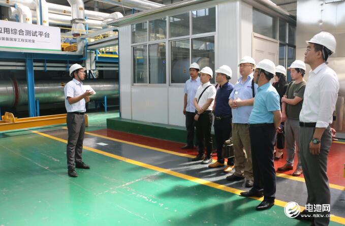 中國鋰電新能源產業鏈調研團一行參觀華世潔