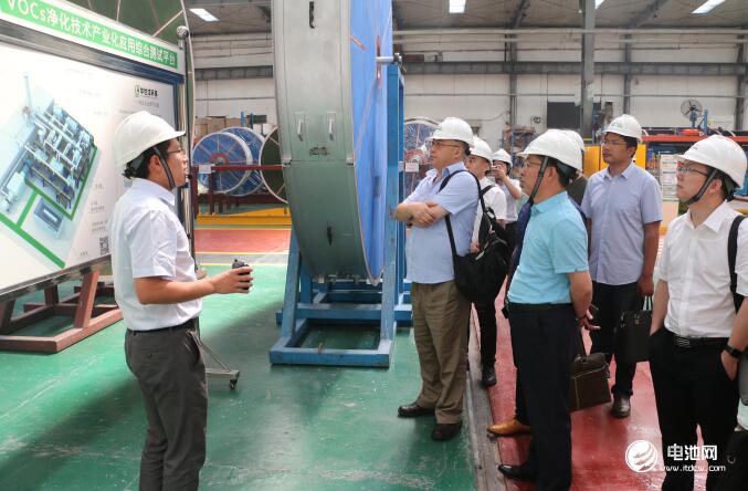 中國鋰電新能源產業鏈調研團一行參觀華世潔