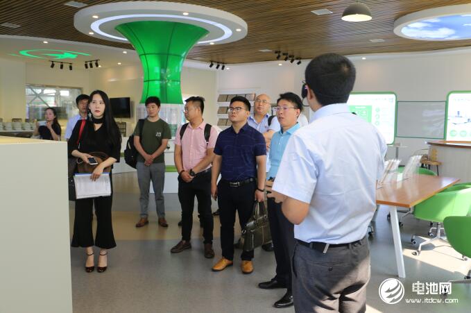 中國鋰電新能源產業鏈調研團一行參觀華世潔