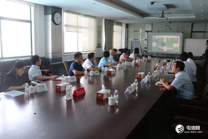 中國鋰電新能源產業鏈調研團一行與華世潔相關領導交流、座談