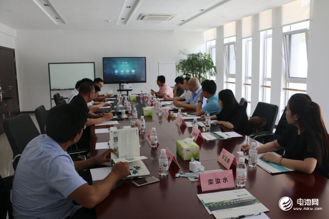 中國鋰電新能源產業鏈調研團一行與中科華聯、藍科途相關領導交流座談