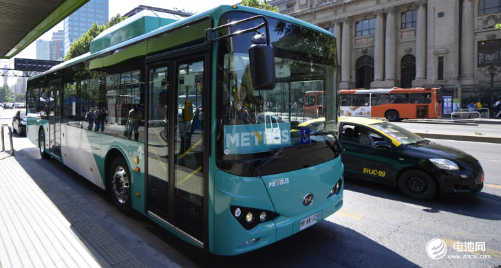 比亞迪純電動(dòng)大巴運(yùn)行線路涵蓋圣地亞哥市最重要的8個(gè)區(qū)域