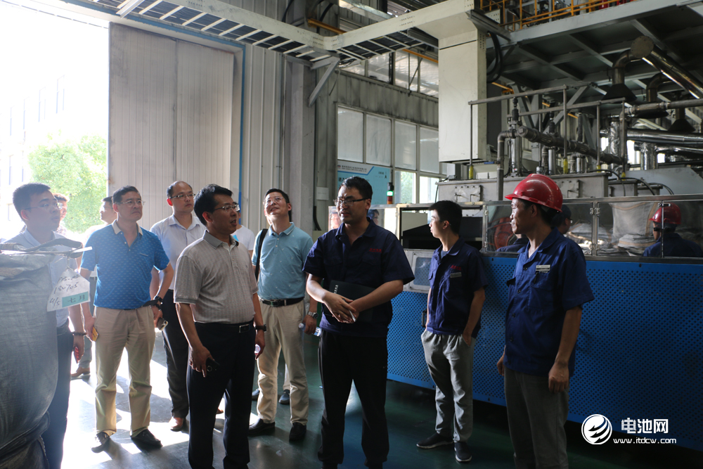 中國鋰電新能源產業鏈調研團一行參觀湖州創亞