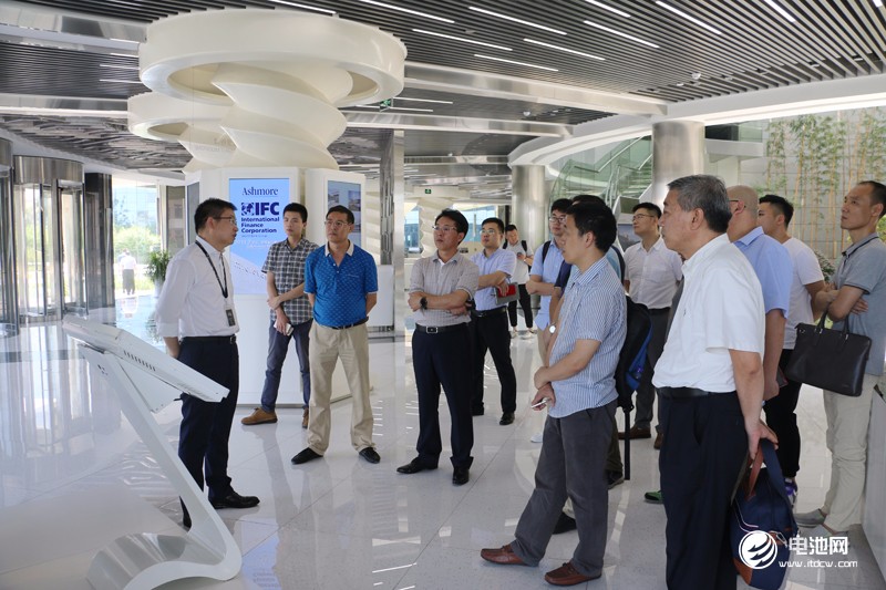 中國鋰電新能源產業鏈調研團一行參觀微宏動力