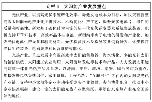 山東印發新能源產業發展規劃