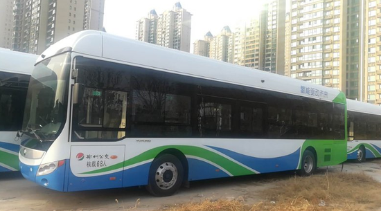 鄭州新增20臺(tái)氫燃料電池公交車陸續(xù)投入使用