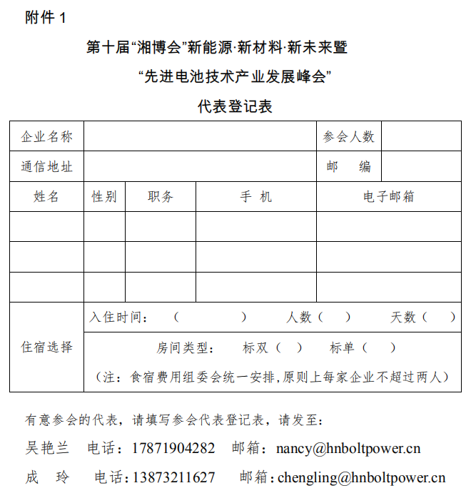 第十屆“湘博會”暨 “先進電池技術產業(yè)發(fā)展峰會”將于9月17日開幕
