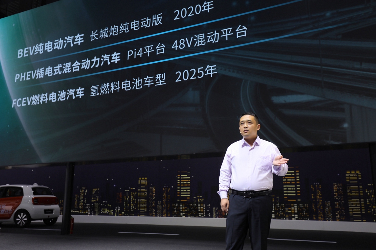 長城純電動皮卡 圖片來源：企業供圖