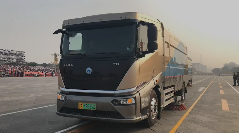 T8純電動(dòng)洗掃車(chē) 圖片來(lái)源：企業(yè)供圖