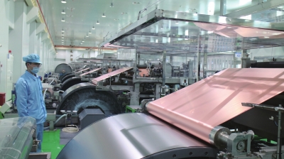 甘肅德福年產5萬噸高檔銅箔項目一期投產