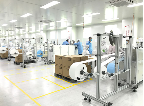 廣汽集團正式開始自制口罩的批量生產(chǎn)