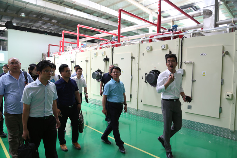 于清教一行調(diào)研青島藍科途