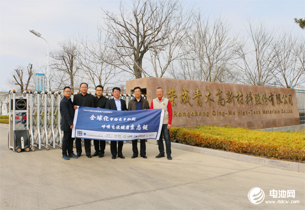 中國電池新能源產業鏈調研團一行參觀調研青木高新