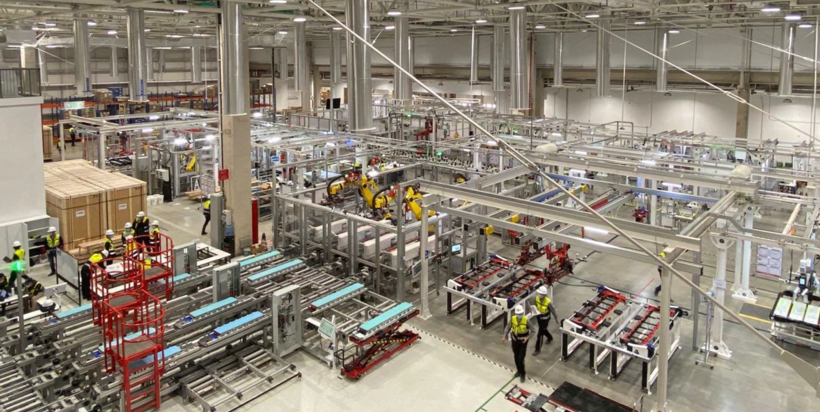 上海超級(jí)工廠-電池模組＆電池包生產(chǎn)線