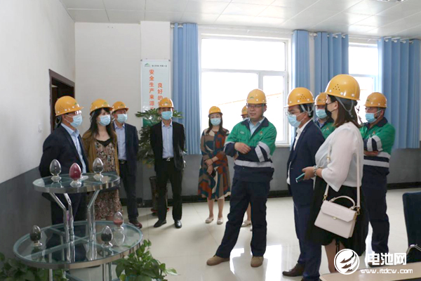 中國電池新能源產業鏈調研團一行與金川科技相關領導交流