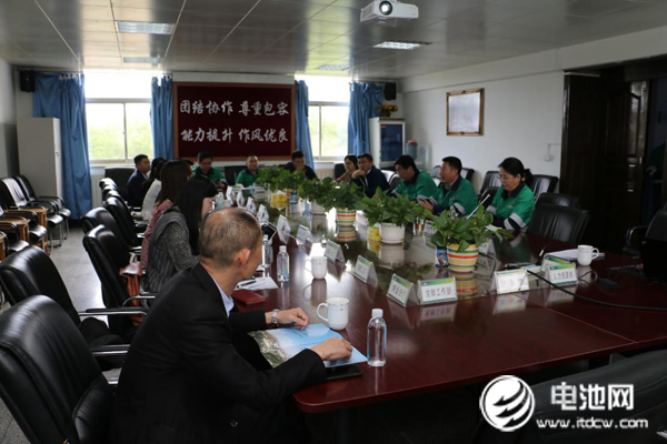 中國電池新能源產業鏈調研團一行與金川銅業相關領導交流、座談