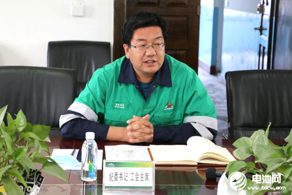 中國電池新能源產業鏈調研團一行與金川鎳鹽董事長麻在生等相關領導交流、座談