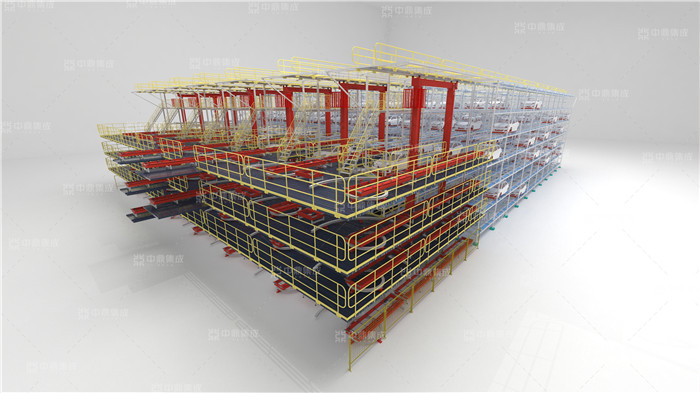 中鼎集成主導負責比亞迪西安工廠內彩車身智能物流系統建設