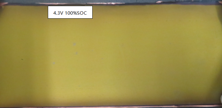 蜂巢無鈷電池-20℃充電結果展示