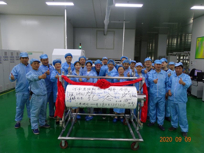 惠強新材四期產線首卷隔膜順利下線 新增產能1.5億平