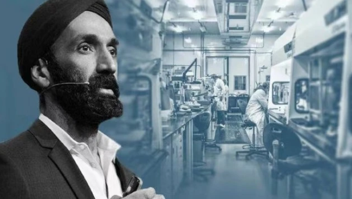 圖示：QuantumScape公司創始人、首席執行官賈格迪普·辛格（Jagdeep Singh）。